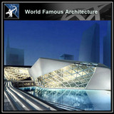 【World Famous Architecture CAD Drawings】Guangzhou opera 3d sketchup model-zaha hadid architects