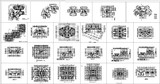 ★【Over 130+ Architecture Layout,Building Plan Design CAD Design,Details Collection】Residential Building Plan@Autocad Blocks,Drawings,CAD Details,Elevation