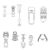 ★【All Gym,Fitness equipment CAD Blocks Bundle-Stadium,Gymnasium, playground, sports hall V.2】@Gem CAD Blocks,Autocad Blocks,Drawings,CAD Details