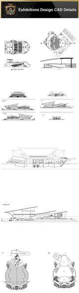 ★【Exhibitions CAD Blocks-Exhibition hall, display cabinet, display stand, exhibition design】@CAD Blocks,Autocad Blocks,Drawings,Details