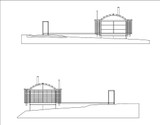【World Famous Architecture CAD Drawings】Ball-Eastaway House