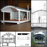 【World Famous Architecture CAD Drawings】Ball-Eastaway House