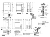【Interior Design CAD Drawings】@Wardrobe detail and section dwg files V.3