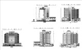 【Architecture CAD Projects】4 Star Modern Hotel Design CAD Drawings