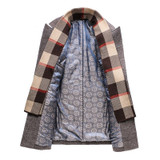 2019 Winter Men's Casual Wool Trench Coat Fashion Business Long Thicken Slim Overcoat Jacket Male Peacoat Brand Clothes 1717