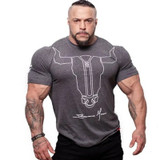 Men Fitness Bodybuilding Skinny T-shirt Short sleeve Cotton shirts Male Summer Casual Fashion Tee Tops Crossfit Brand Clothing Men Fitness Bodybuilding Skinny T-shirt Short sleeve Cotton shirts Male Summer Casual Fashion Tee Tops Crossfit Brand Clothing
