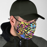 Painted Zebra Mask