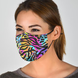 Painted Zebra Mask