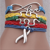 Autism Awareness Multicolor Bracelet