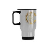 Custom Tumbler with handle Travel Mug (14OZ)