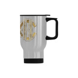 Custom Tumbler with handle Travel Mug (14OZ)