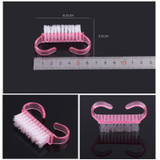 1pcs Nail Cleaning Brush Tool Nail Art File