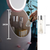 USB Rechargeable Makeup Organizer Cosmetic Storage
