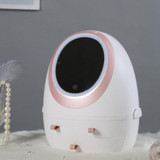 USB Rechargeable Makeup Organizer Cosmetic Storage