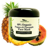 Organic Papaya and Pineapple Enzyme Face Mask – Hydrates, Tones,