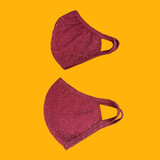 Washable reusable face protection animal print face mask