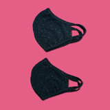 Washable reusable face protection animal print face mask