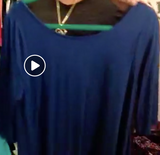 Peacock Blue Tunic 1x