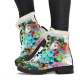 Anasofia Faux Fur Vegan Leather Boots