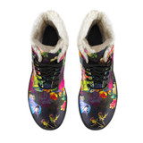 Secret Garden Faux Fur Lined Vegan Leather Boots