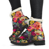Secret Garden Faux Fur Lined Vegan Leather Boots