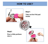 Scroll Essential Oil Diffuser Car Charm