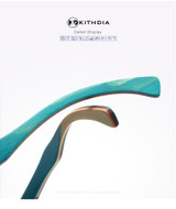 KITHDIA Half Skateboard Blue Wooden Sunglasses - 4 Colors