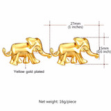 U7 Novelty Elephant Cufflinks with box