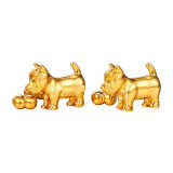 U7 Novelty Dog Cufflinks with box