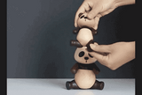 Wooden Panda Figurines