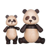 Wooden Panda Figurines