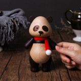 Wooden Panda Figurines