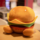 Hamburger & French Fries Plush Toy