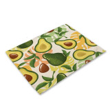 Avocado Cotton Linen Placemats