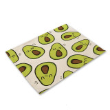 Avocado Cotton Linen Placemats