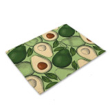 Avocado Cotton Linen Placemats
