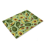 Avocado Cotton Linen Placemats
