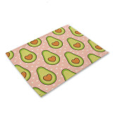Avocado Cotton Linen Placemats