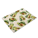 Avocado Cotton Linen Placemats