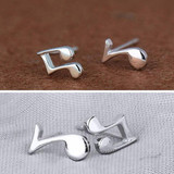 Musical Note Stud Earrings