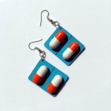 Happy Pills Drop Earrings