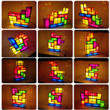 DIY Tetris Building Blocks Night Light and Lamp