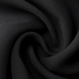 Lapel Neck Long Sleeve Tops