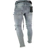 Motorcycl Denim  Hole Biker Jeans