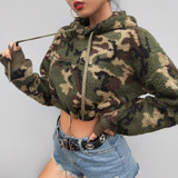 Adjustable Pullover Thick Loose Women Hoodies