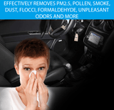 PurifyHouse™ Car Air Carbon HEPA Filter Purifier Ionizer