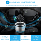PurifyHouse™ Car Air Carbon HEPA Filter Purifier Ionizer