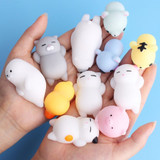 Mini Colored Jelly Squishy Animal Anti-stress Balls