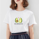 Avocado Print Kawaii Hoodie Oversized Long Sleeve Kpop Sweatshirt