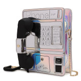 Harajuku Old Phone Laser Gradient Color Kawaii Lolita Shoulder Bag